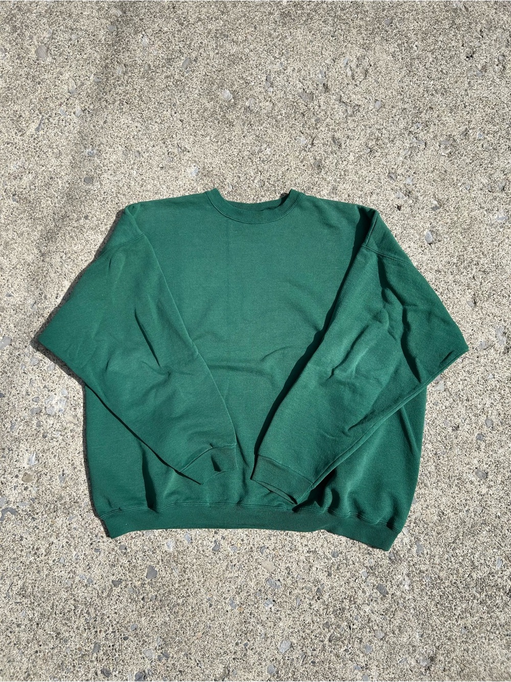 90’s vintage Classic Men's Forest Green Crewneck Sweater